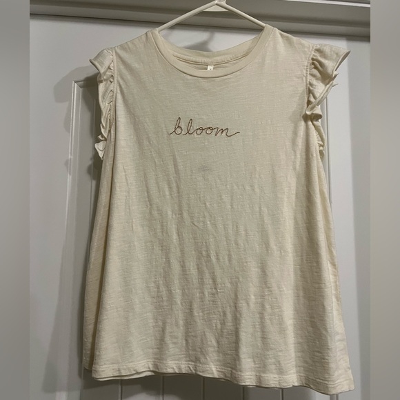 Rylee + Cru Tops - NWT Rylee + Cru “Bloom” Ruffle Sleeve Mini + Me Tee – Women’s Size L